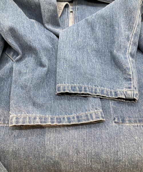 AURALEE（オーラリー）AURALEE (オーラリー) Selvedge Faded Light Denim P/O Shirt セルビッジフェイデッドライトデニムプルオーバーシャツ A24SS02DE インディゴ サイズ:3の古着・服飾アイテム