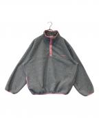 SEAシー）の古着「POPUPカラー リサイクルフリースプルオーバー 110725910」｜グレー