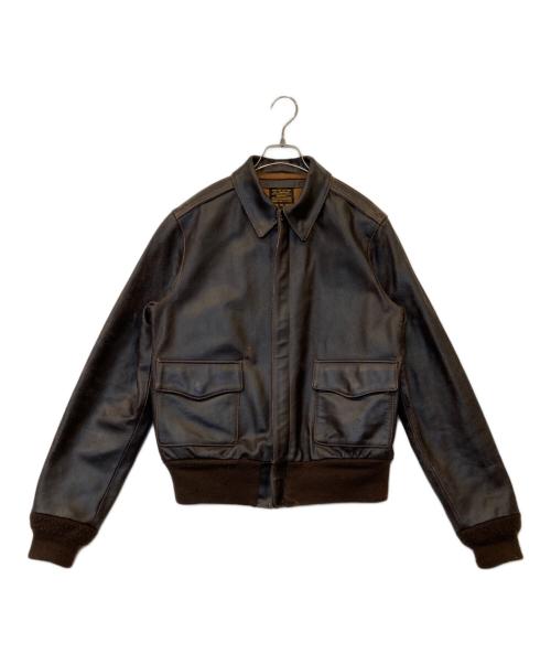 MORGAN PRODUCTIONS（モーガン プロダクションズ）MORGAN PRODUCTIONS (モーガン プロダクションズ) A-2フライトジャケット 30-1415 ブラウン サイズ:36の古着・服飾アイテム