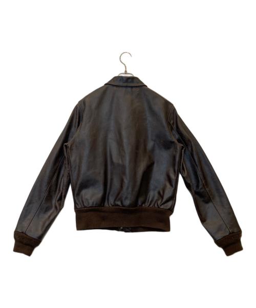 MORGAN PRODUCTIONS（モーガン プロダクションズ）MORGAN PRODUCTIONS (モーガン プロダクションズ) A-2フライトジャケット 30-1415 ブラウン サイズ:36の古着・服飾アイテム