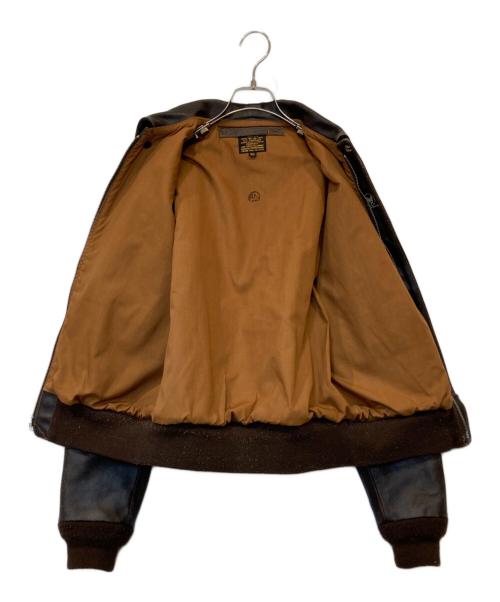 MORGAN PRODUCTIONS（モーガン プロダクションズ）MORGAN PRODUCTIONS (モーガン プロダクションズ) A-2フライトジャケット 30-1415 ブラウン サイズ:36の古着・服飾アイテム