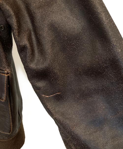 MORGAN PRODUCTIONS（モーガン プロダクションズ）MORGAN PRODUCTIONS (モーガン プロダクションズ) A-2フライトジャケット 30-1415 ブラウン サイズ:36の古着・服飾アイテム