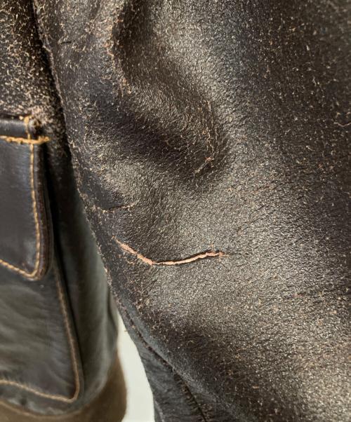 MORGAN PRODUCTIONS（モーガン プロダクションズ）MORGAN PRODUCTIONS (モーガン プロダクションズ) A-2フライトジャケット 30-1415 ブラウン サイズ:36の古着・服飾アイテム