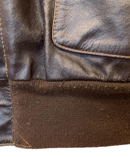 MORGAN PRODUCTIONS（モーガン プロダクションズ）MORGAN PRODUCTIONS (モーガン プロダクションズ) A-2フライトジャケット 30-1415 ブラウン サイズ:36の古着・服飾アイテム