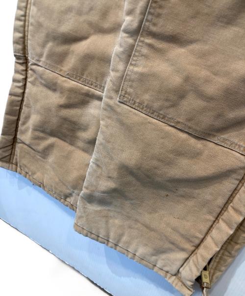 CarHartt（カーハート）CarHartt (カーハート) ダック地ダブルニーオーバーオール ブラウン サイズ:表示がないため不明の古着・服飾アイテム