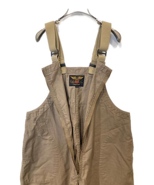 CALEE（キャリー）CALEE (キャリー) DECK TYPE WIDE OVERALLS（デッキタイプワイドオーバーオール） ベージュ サイズ:Lの古着・服飾アイテム