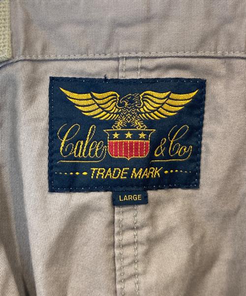 CALEE（キャリー）CALEE (キャリー) DECK TYPE WIDE OVERALLS（デッキタイプワイドオーバーオール） ベージュ サイズ:Lの古着・服飾アイテム