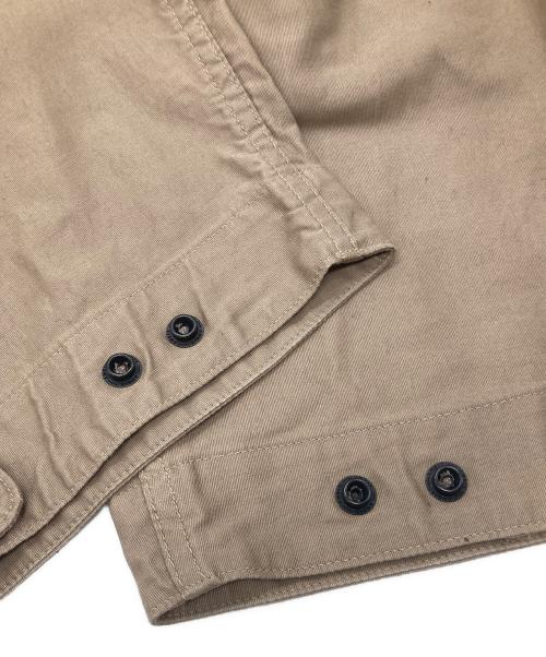 CALEE（キャリー）CALEE (キャリー) DECK TYPE WIDE OVERALLS（デッキタイプワイドオーバーオール） ベージュ サイズ:Lの古着・服飾アイテム