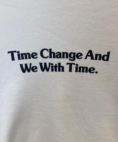 CALEE（キャリー）CALEE (キャリー) VAGUE WATCH CO (ヴァーグウォッチカンパニー) TAT LOGO CREW NECK TATロゴクルーネック ホワイト サイズ:Lの古着・服飾アイテム