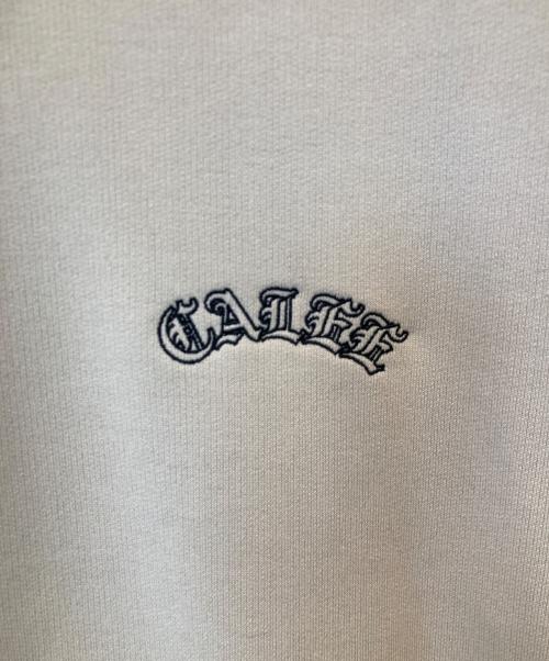 CALEE（キャリー）CALEE (キャリー) O/E LOGO HEAVY WEIGHT PULLOVER HD（O/E ロゴ ヘビーウェイト プルオーバー HD） アイボリー サイズ:Lの古着・服飾アイテム