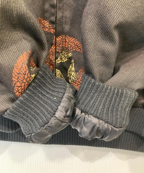 CALEE（キャリー）CALEE (キャリー) JACQUARD ORIENTAL PATTERN LIB JACKET（ジャカードオリエンタルパターンリブジャケット） ブラウン サイズ:Lの古着・服飾アイテム