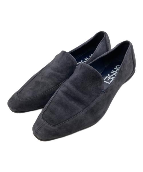 SHISEI（シセイ）SHISEI (シセイ) CHISEL TOE SUEDE SLIPON チゼル トゥ スエード スリッポン 23012C パープル サイズ:37の古着・服飾アイテム