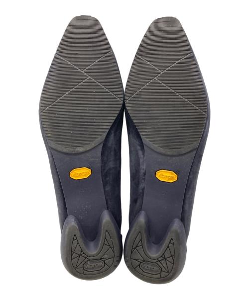 SHISEI（シセイ）SHISEI (シセイ) CHISEL TOE SUEDE SLIPON チゼル トゥ スエード スリッポン 23012C パープル サイズ:37の古着・服飾アイテム