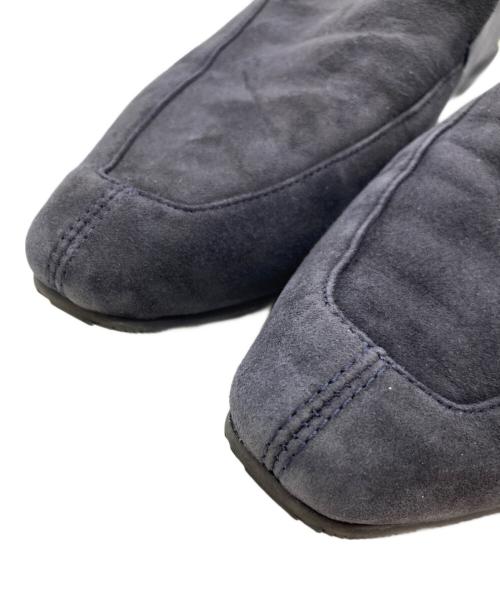 SHISEI（シセイ）SHISEI (シセイ) CHISEL TOE SUEDE SLIPON チゼル トゥ スエード スリッポン 23012C パープル サイズ:37の古着・服飾アイテム