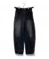 GRANCY（グランシー）の古着「ZipDesign Buggy DenimPants ジップデザインバギーデニムパンツ」｜ブラック