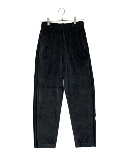 adidas（アディダス）adidas (アディダス) ベロアトラックパンツ JW8377 ブラック サイズ:Mの古着・服飾アイテム