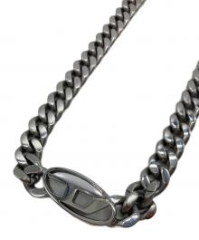 DIESEL（ディーゼル）の古着「Dロゴチェーンネックレス」｜シルバー
