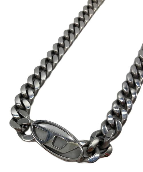 DIESEL（ディーゼル）DIESEL (ディーゼル) Dロゴチェーンネックレス シルバーの古着・服飾アイテム