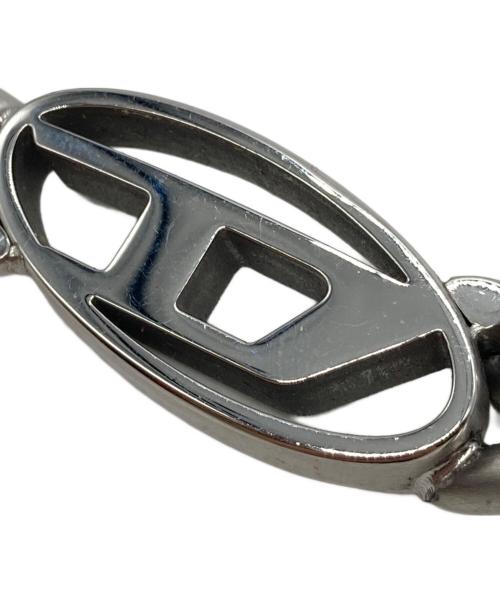 DIESEL（ディーゼル）DIESEL (ディーゼル) Dロゴチェーンネックレス シルバーの古着・服飾アイテム