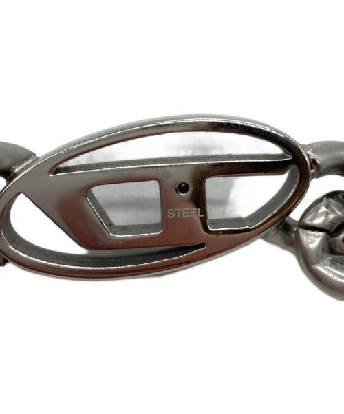 DIESEL（ディーゼル）DIESEL (ディーゼル) Dロゴチェーンネックレス シルバーの古着・服飾アイテム