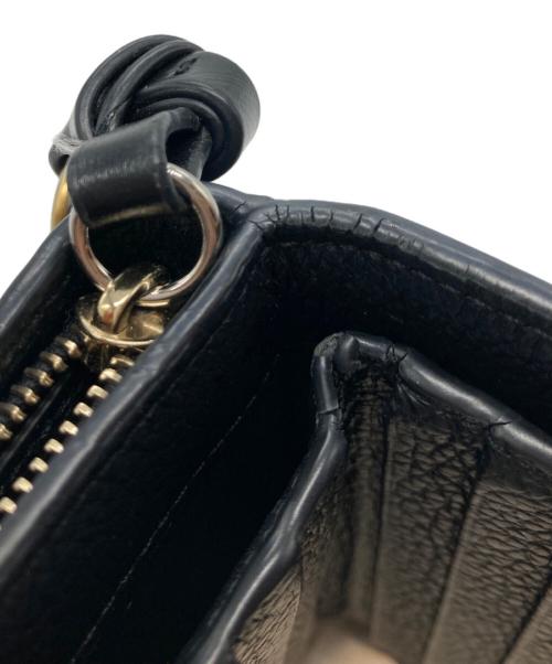 Chloe（クロエ）Chloe (クロエ) Alphabet Bi-Fold Wallet アルファベットバイフォールドウォレット CHC22WP764F57 04-22-68-65 ブラックの古着・服飾アイテム