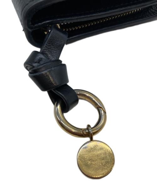 Chloe（クロエ）Chloe (クロエ) Alphabet Bi-Fold Wallet アルファベットバイフォールドウォレット CHC22WP764F57 04-22-68-65 ブラックの古着・服飾アイテム