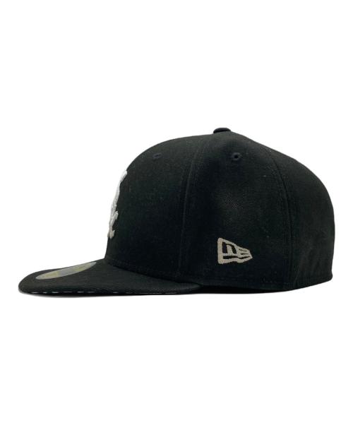 New Era（ニューエラ）New Era (ニューエラ) atmos (アトモス) キャップ ブラック サイズ:7 1/8の古着・服飾アイテム