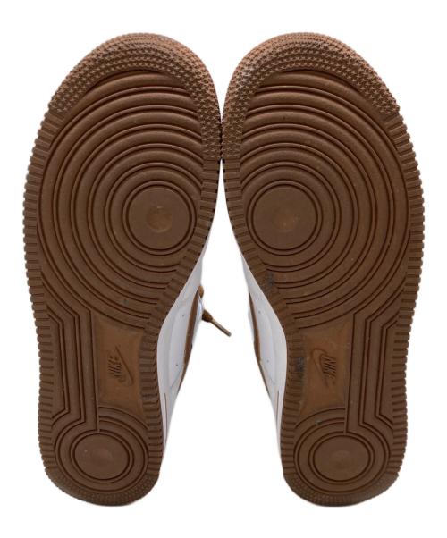 NIKE（ナイキ）NIKE (ナイキ) AIR FORCE1 LOW エアフォースワンロウ DH7561-100 ローカットスニーカー ホワイト×ブラウン サイズ:27㎝の古着・服飾アイテム