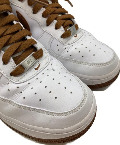NIKE（ナイキ）NIKE (ナイキ) AIR FORCE1 LOW エアフォースワンロウ DH7561-100 ローカットスニーカー ホワイト×ブラウン サイズ:27㎝の古着・服飾アイテム