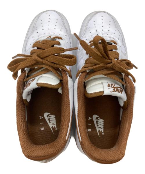 NIKE（ナイキ）NIKE (ナイキ) AIR FORCE1 LOW エアフォースワンロウ DH7561-100 ローカットスニーカー ホワイト×ブラウン サイズ:27㎝の古着・服飾アイテム