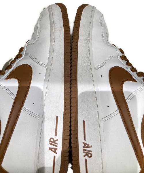 NIKE（ナイキ）NIKE (ナイキ) AIR FORCE1 LOW エアフォースワンロウ DH7561-100 ローカットスニーカー ホワイト×ブラウン サイズ:27㎝の古着・服飾アイテム