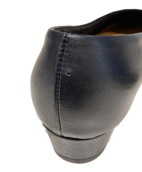 UNITED ARROWS TOKYO（ユナイテッドアローズトウキョウ）UNITED ARROWS TOKYO (ユナイテッドアローズトウキョウ) スクエア ポインテッド フラットシューズ 1731-699-8953 ブラック サイズ:361/2の古着・服飾アイテム