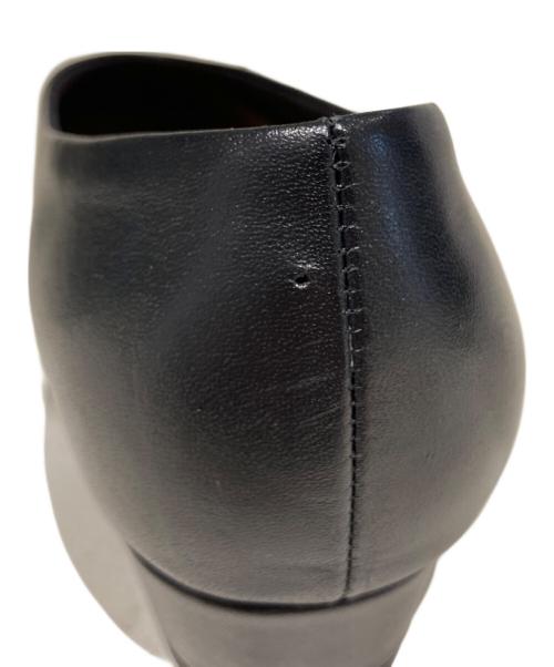 UNITED ARROWS TOKYO（ユナイテッドアローズトウキョウ）UNITED ARROWS TOKYO (ユナイテッドアローズトウキョウ) スクエア ポインテッド フラットシューズ 1731-699-8953 ブラック サイズ:361/2の古着・服飾アイテム