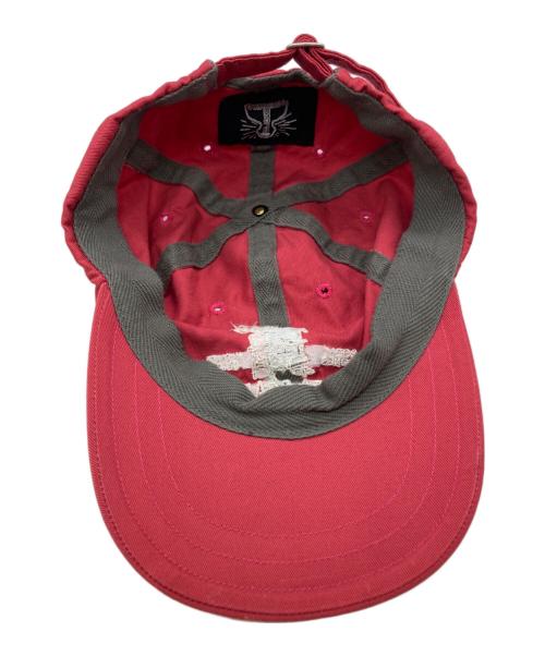 GOLDEN sombrero（ゴールデンソンブレロ）GOLDEN sombrero (ゴールデンソンブレロ) 6PANEL CAP designed by Yunosuke レッド サイズ:表示がないため不明の古着・服飾アイテム