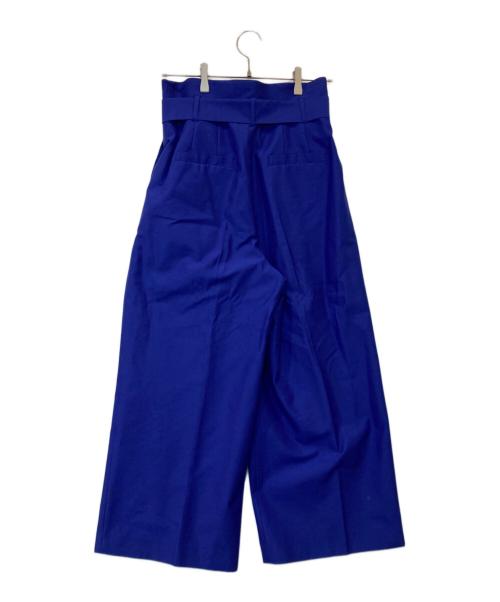 LANVIN（ランバン）LANVIN (ランバン) センタープレスワイドパンツ 2015403 ブルー サイズ:40の古着・服飾アイテム