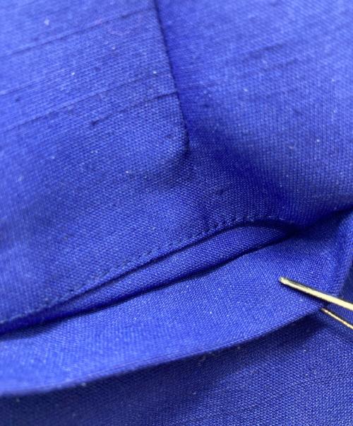 LANVIN（ランバン）LANVIN (ランバン) センタープレスワイドパンツ 2015403 ブルー サイズ:40の古着・服飾アイテム