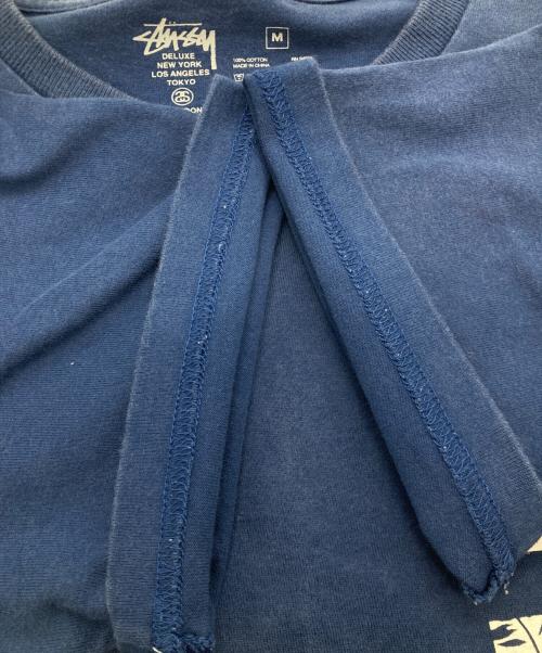 stussy（ステューシー）stussy (ステューシー) 半袖カットソー ブルー サイズ:Mの古着・服飾アイテム