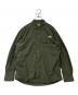THE NORTH FACE（ザ ノース フェイス）の古着「L/S Nuptse Shirt ロングスリーブヌプシシャツ NR11961」｜カーキ
