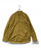 THE NORTH FACEザ ノース フェイス）の古着「L/S Nuptse Shirt ロングスリーブ ヌプシ シャツ NR11961」｜ブラウン
