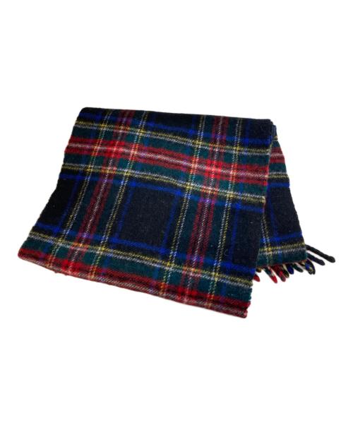 JOHNSTONS OF ELGIN（ジョンストンズオブエルガン）JOHNSTONS OF ELGIN (ジョンストンズオブエルガン) ウールチェックマフラーの古着・服飾アイテム