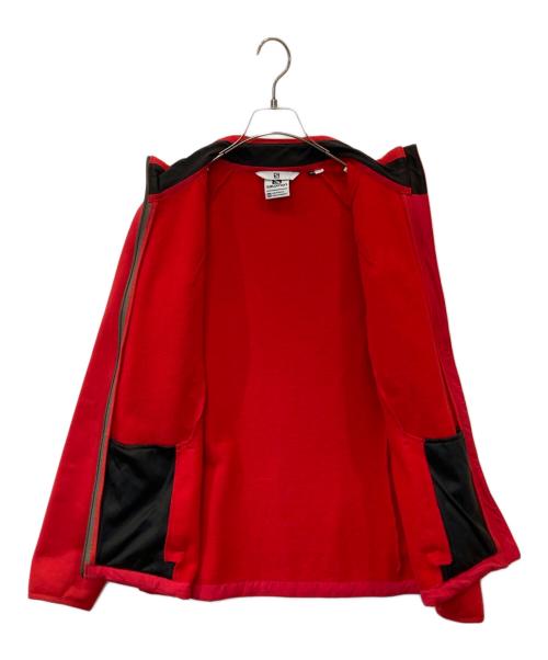 SALOMON（サロモン）SALOMON (サロモン) ジップアップジャケット レッド サイズ:Mの古着・服飾アイテム