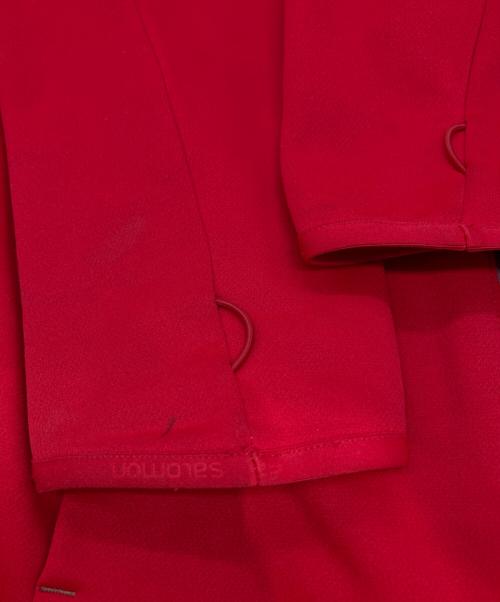 SALOMON（サロモン）SALOMON (サロモン) ジップアップジャケット レッド サイズ:Mの古着・服飾アイテム