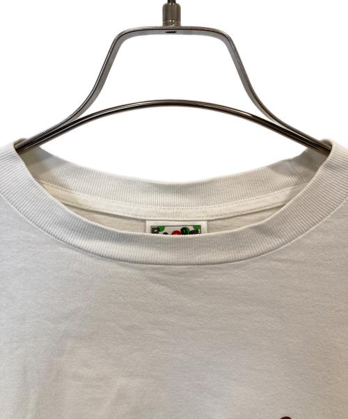 A BATHING APE（ア ベイシング エイプ）A BATHING APE (ア ベイシング エイプ) オーバーサイズロングカットソー ホワイト サイズ:XLの古着・服飾アイテム