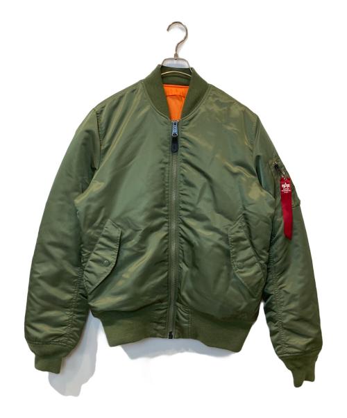 ALPHA（アルファ）ALPHA (アルファ) MA-1ジャケット 20004-203 カーキ サイズ:Lの古着・服飾アイテム