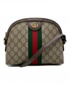 GUCCIグッチ）の古着「GGスプリームショルダーバッグ 499621」｜ベージュ