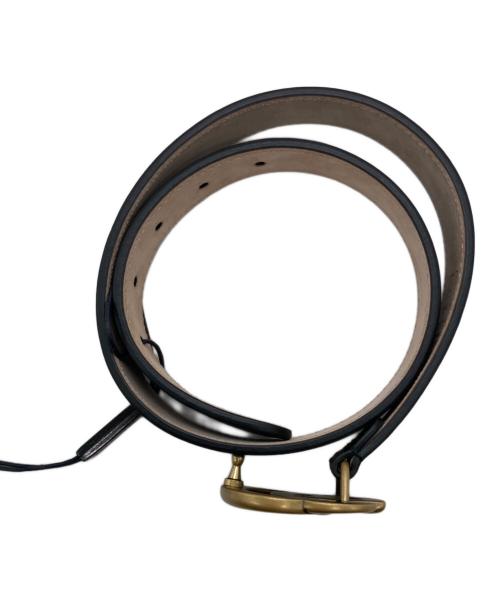 GUCCI（グッチ）GUCCI (グッチ) GGマーモントダブルG レザーベルト 432707 ブラック サイズ:Sの古着・服飾アイテム