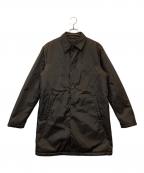 PRADAプラダ）の古着「ナイロンパテッドステンカラーコート　UGY451 S142」｜ブラウン