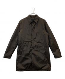 PRADA（プラダ）の古着「ナイロンパテッドステンカラーコート　UGY451 S142」｜ブラウン