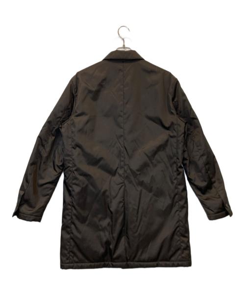 PRADA（プラダ）PRADA (プラダ) ナイロンパテッドステンカラーコート　UGY451 S142 ブラウン サイズ:48の古着・服飾アイテム