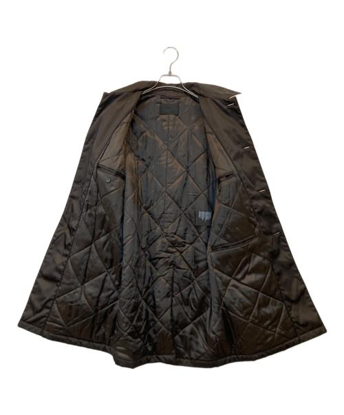 PRADA（プラダ）PRADA (プラダ) ナイロンパテッドステンカラーコート　UGY451 S142 ブラウン サイズ:48の古着・服飾アイテム